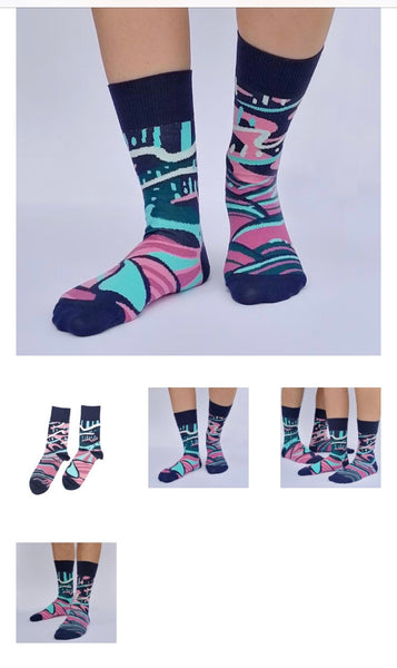 Iceland Buckle Collar with matching Nebouxii socks