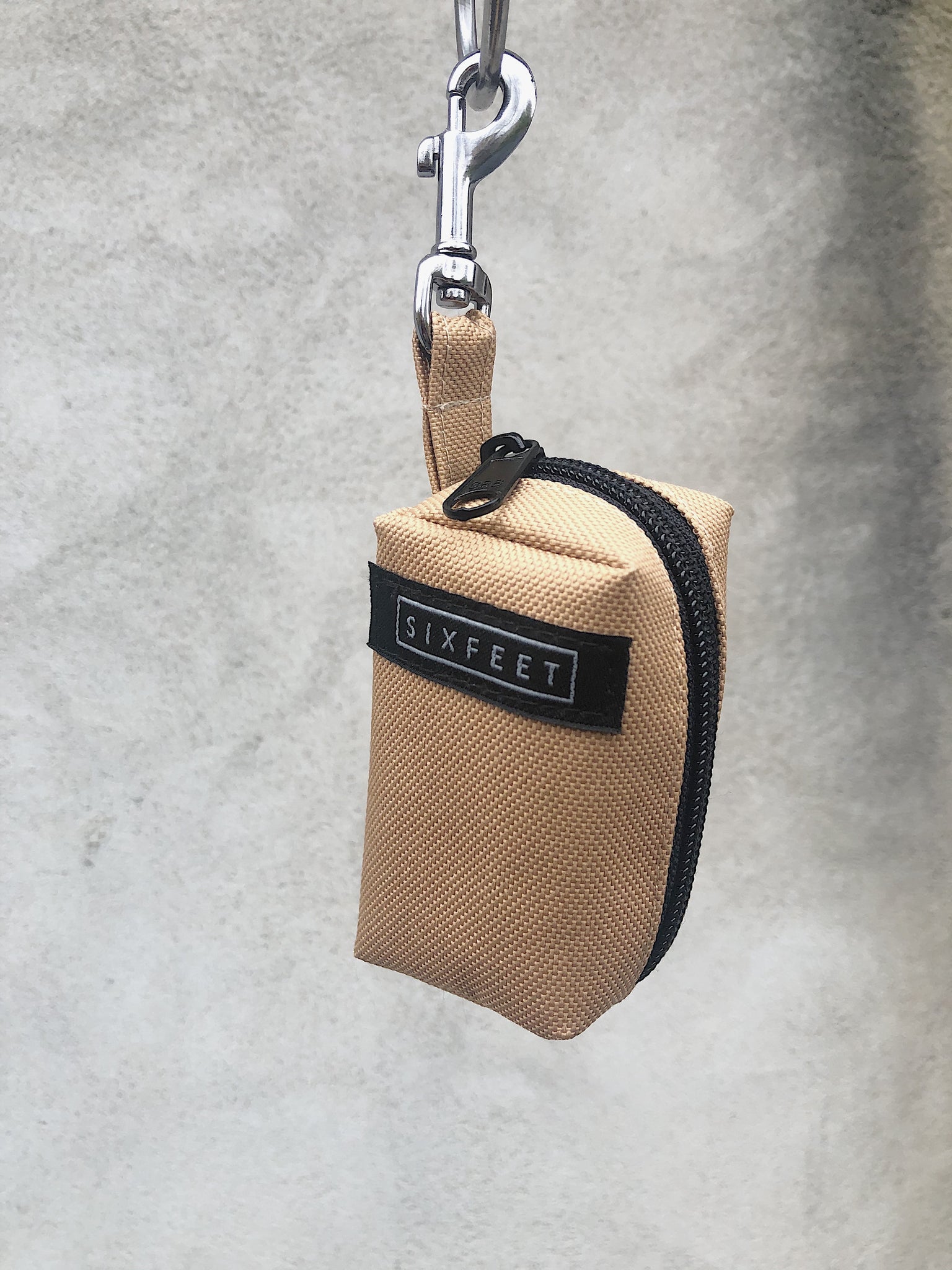 Poobag holder vegan beige