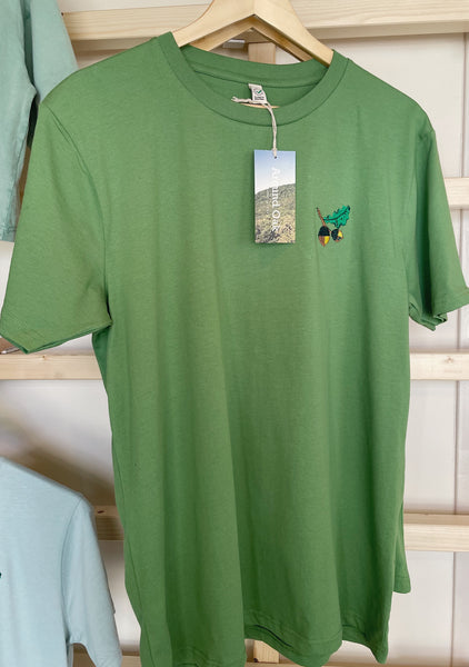 Around Oak bio cotton Unisex T-shirt - fresh green