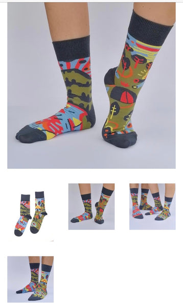 Badacsony Buckle Collar with matching Nebouxii socks